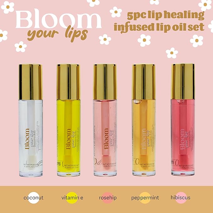 Expressions 5pc Lip Oil Set -
