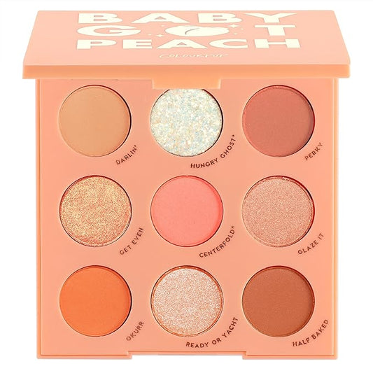 ColourPop Baby Got Peach Shadow Palette - Orange 3 oz