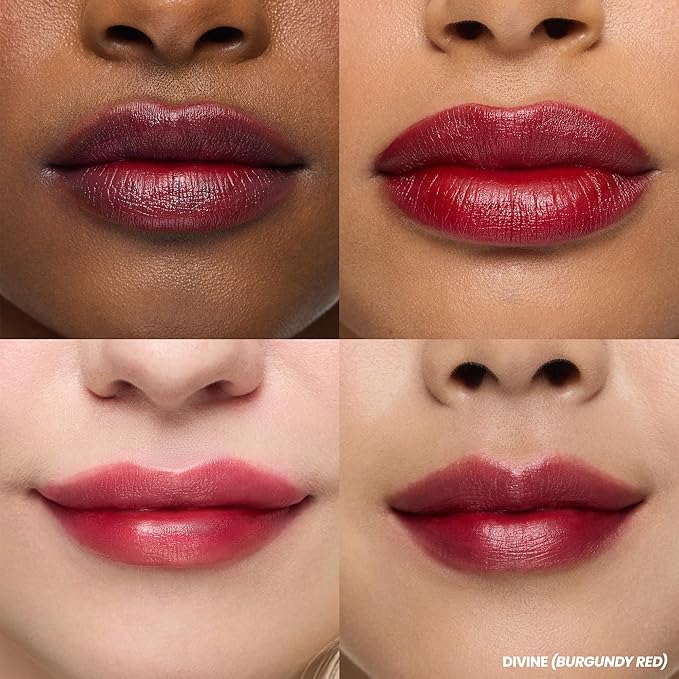 Wonderskin Wonder Blading Lip Stain Peel Off and Reveal Kit - Long Lasting, Waterproof Red Lip Tint, Transfer Proof Natural Makeup Stain Kit (Divine)