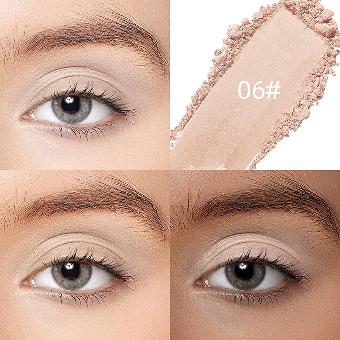 Single Matte Eyeshadow Palette, Nude Brown Eye Shadow Makeup for Women, Smooth Eye-Shadow Powder with Lightweight & Blendable Formula for Daily Eye Shadow Palette Fairy Makeup #06
