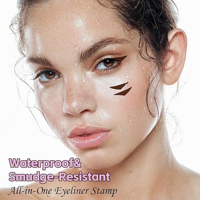 Boobeen 120 PCS Eyeliner Stickers, Adhesive Instant Cat Eyeliner Stamp, Eye Patches with Precision Tweezers, Long-Lasting & Waterproof for Easy Symmetrical Wings