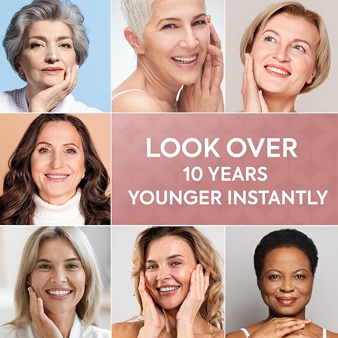 St. Mege Instant Eye & Face Lift Cream: Rapid Under Eye Bags Wrinkle Smile Lines Forehead Lines Remover - Temporary Firming & Tightening Treatment in 2 Minutes, 1 fl. oz.