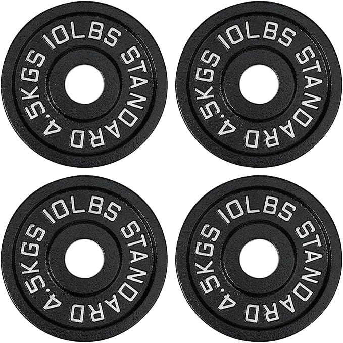 Cast Iron 2-Inch Olympic Weight Plates Set (40, Pounds)