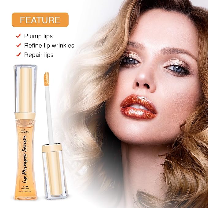 Lip Plumper, Upgraded 3D Natural Lip Plumping