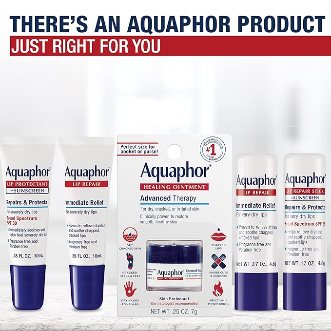 Aquaphor Lip Repair, Moisturizing Lip Balm Oz