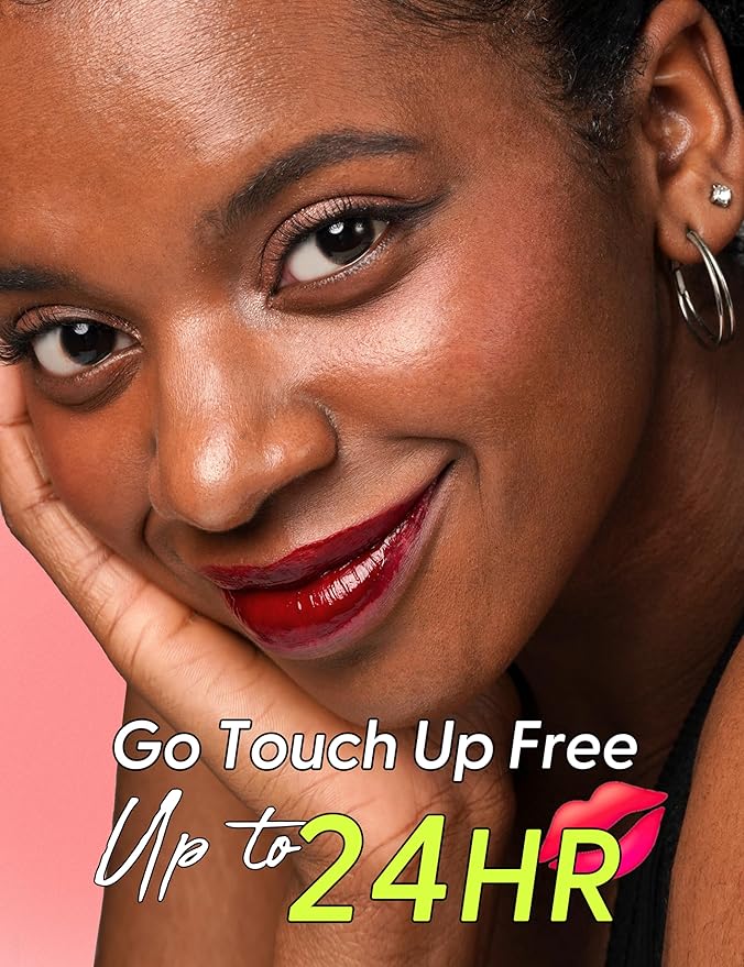 Lip My Tint Pack - Long Lasting Lip Stain Marker, Waterproof Lipstick (04. Brick Rose, 0.50 Fl Oz)