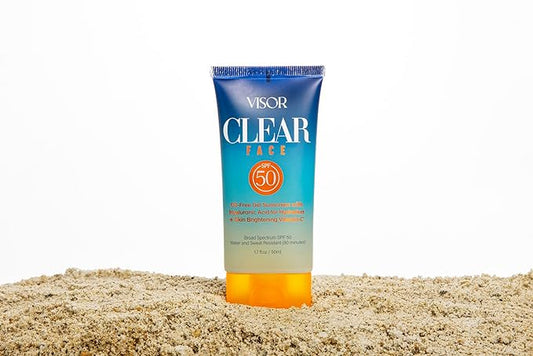 Visor Clear FACE SPF 50 Gel Sunscreen