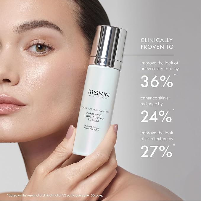 111SKIN Dark Spot Correcting Serum for Face, Hydrating Serum for Dark Spots, Acne Scars & Uneven Skin Tone with Tranexamic Acid & Niacinamide, Suitable for All Skin Types, 1 fl oz