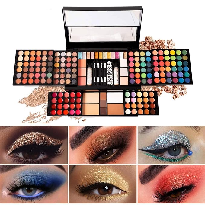M 187 Colors Professional Makeup Palette - All-in-One