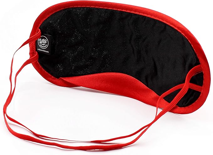 Dream Essentials Snooz Silky Soft Sleep Mask Value Pack 4 Eye Masks -Ruby Red (4 Pack)