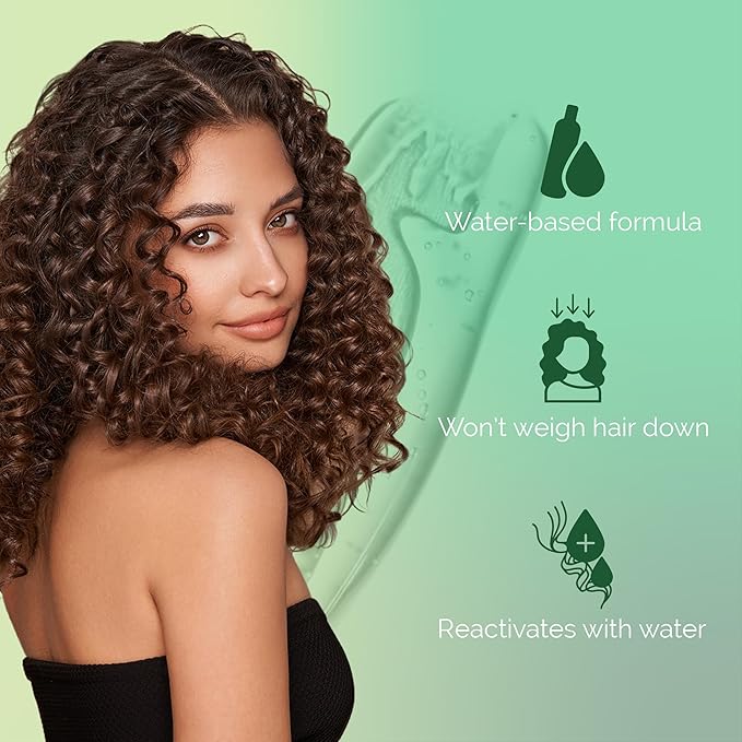 Curl Keeper Ultimate Hold Hair Gel, 1L - Frizz-Free Hair Styling Gel for Men & Women - Light-Weight Formula Holds Curls with No Product Build Up - Wavy & Curly Hair Products