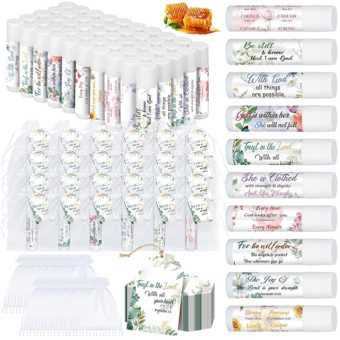 50 Sets Christian Gifts Bulk Lip School