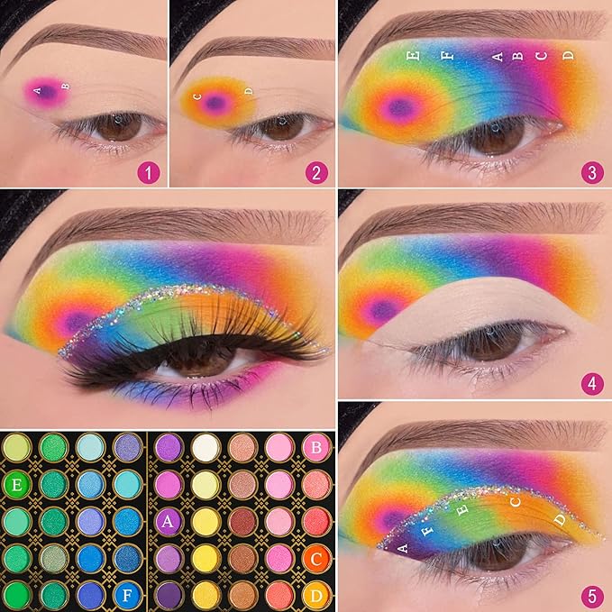 Makeup Palette for Teens, DE’LANCI Pro Makeup Pallet