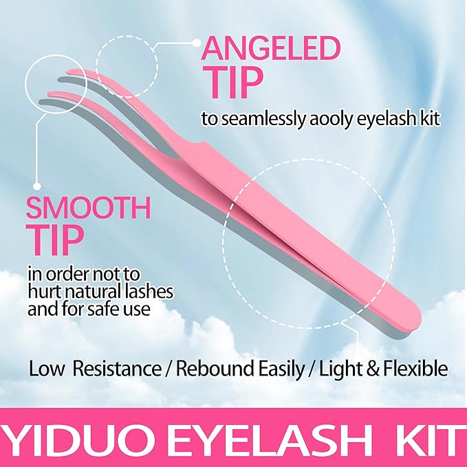Volume Lashes Cluster Kit 60D+80D+100D Clusters Lash Eyelashes Kit 696Pcs Bulk Packs, D Curl Wispy 10-18mm DIY Individual Eyelash Extensions Wholesale Combo Pack with Glue|Tweezers|Removers