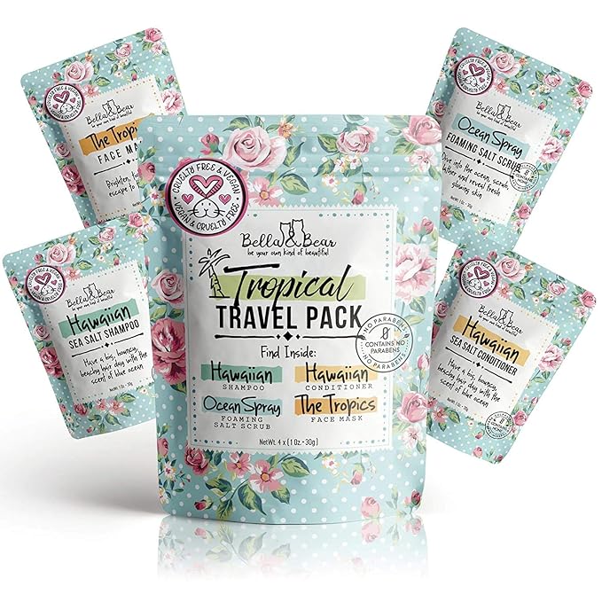 Bella & Bear Tropical Travel Pack,
