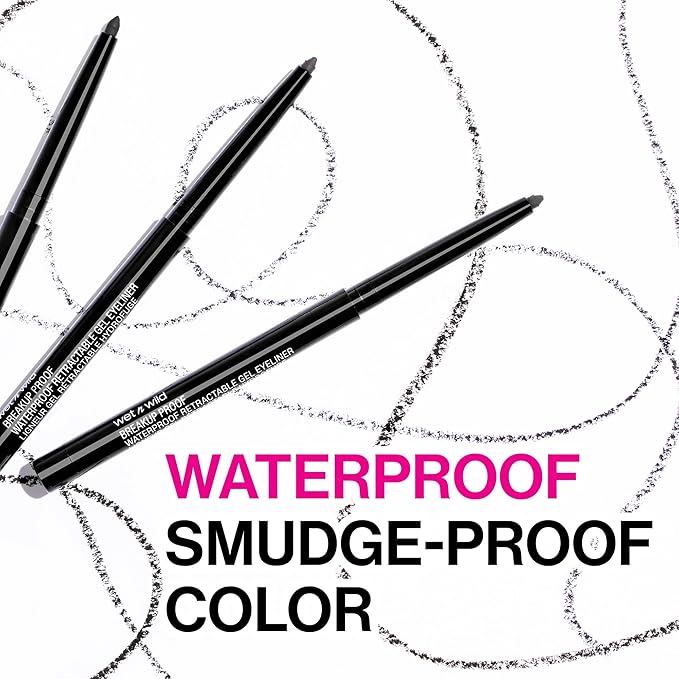 wet n wild Gel Eyeliner, Retractable, Brick Brown | Waterproof | Smudge-Resistant | Cruelty-Free & Vegan | Pack of 2
