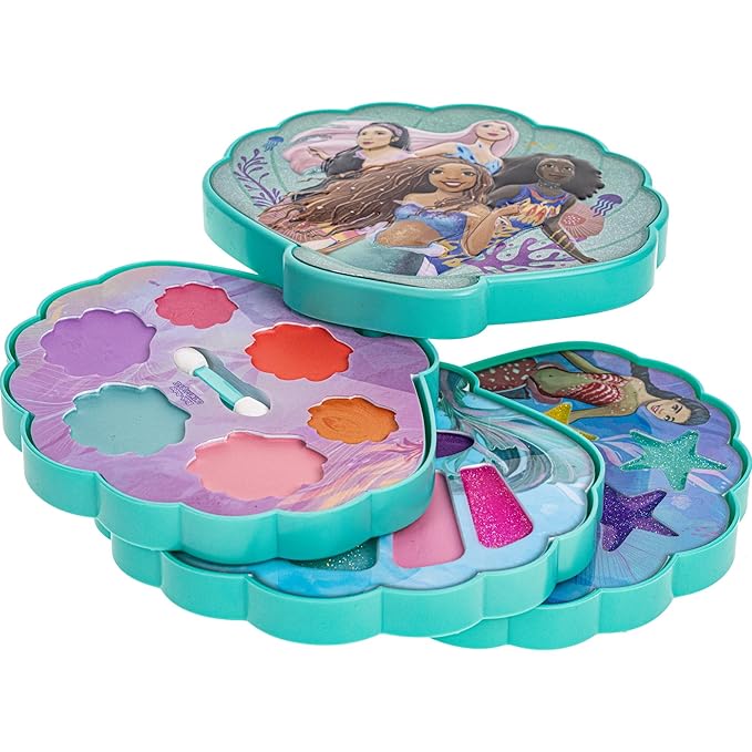 Townley Girl The Little Mermaid Clam Beauty Compact