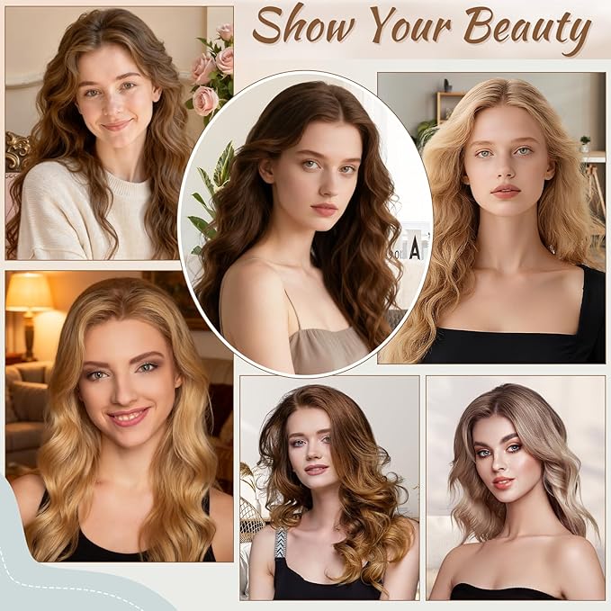 1.2in Long Hair Curling Barrel Attachment for Shark FlexStyle, Auto-Wrap Curling Iron Curlers to Create Natural Classic and Textured Waves Loose Curls Waves