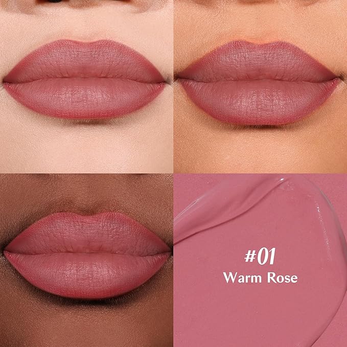 2-IN-1 Lip Liner and Lip Stain, High Pigmented Long Lasting Velvet Lip Tint, Well-Defined Lipliner, Weightless Waterproof Not Animal Tested, Matte Finish Makeup