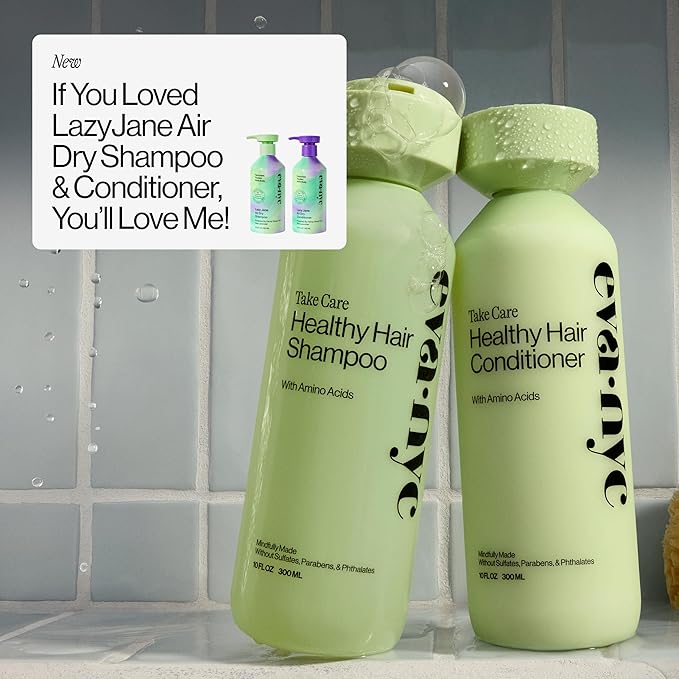 Eva NYC Gentle Daily Cleansing Conditioner for Weightless Healthy Hair - Amino Acids Known To Enhance Moisture + Shine - Nourishing + Lightweight - For Fine to Medium Hair - Lavender Scent - 10 fl oz
