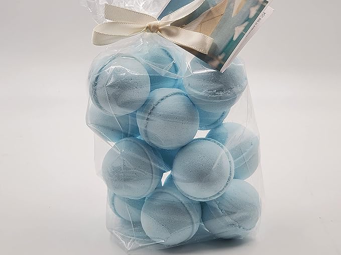 Spa Pure Cool Water Bath: Bath Bomb Fizzies Ultra Moisturizing with Shea Butter, Great for Dry Skin, Bath Bombs for Men (14 Count) Pack of 1
