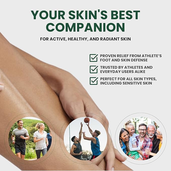 Tea Tree Oil for Skin, MaxTherapy Tea Tree Balm, Dry Itchy Skin & Rash Relief, Athlete’s Foot & Dry Feet Itching, Jock Itch, Chafing, Bug Bites, Natural, Effective & Safe for All Ages, 2-pack
