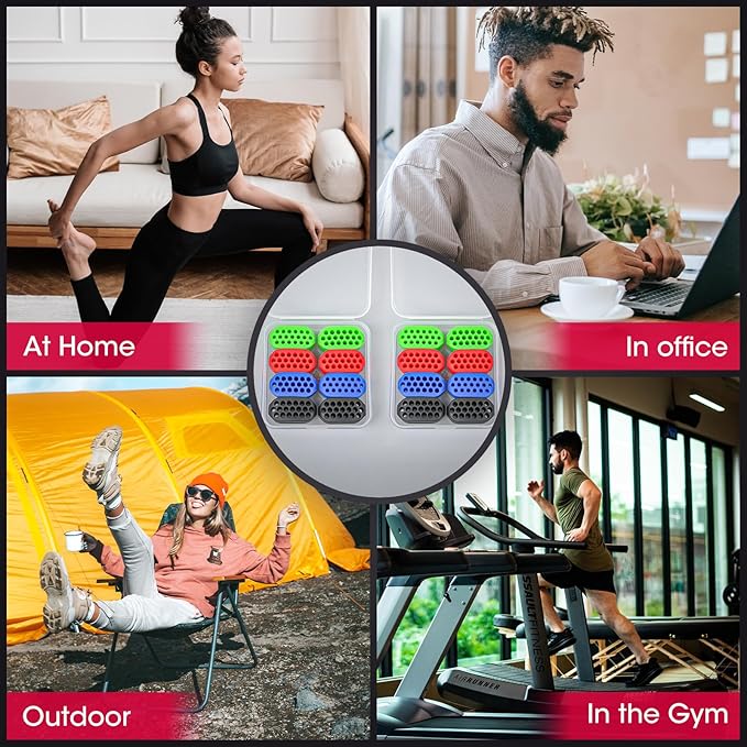 CXYARY 16PCS Jaw Exerciser for Men & Women 4 Resistance