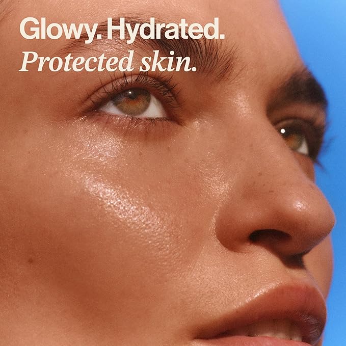 Good Weather Skin The One Warm Glow Daily Sun Cream SPF 30 – Hydrating Mineral Sunscreen for Face & Neck, Sensitive Skin Safe, with Zinc, Niacinamide, Squalane & Sea Buckthorn, 1 oz