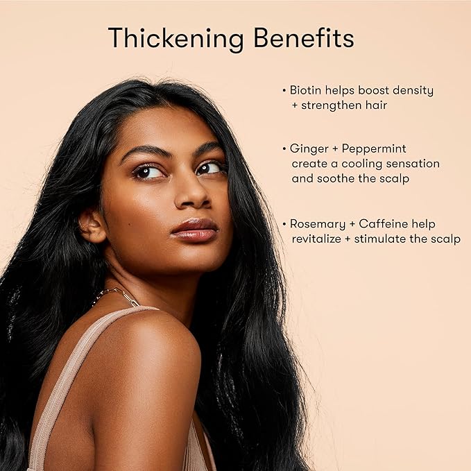 Odele Hair Thickening Shampoo and Conditioner Set, Increases Density & Strength, for Straight or Wavy Hair Types, 13 Fl Oz Each (Pack of 2)