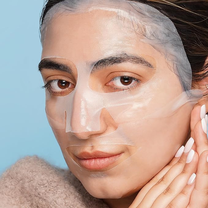 Clinical Resolution CRL Peptide Aqua Gel Mask 5 Pack Instant Hydration, Soothing & Cooling, Helps Comfort Skin After Professional Treatments, for a Refreshed, Healthy-Looking Complexion