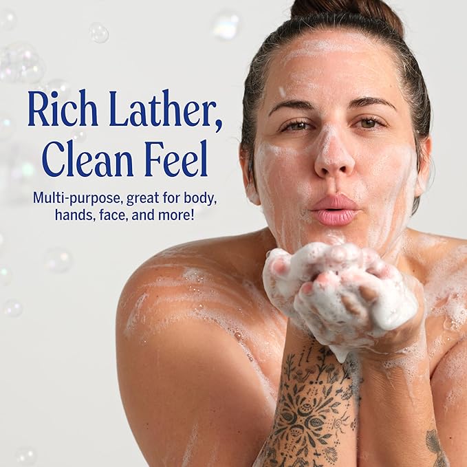 Dr. Bronner's Pure-Castile Magic Liquid Soap- Made with Regenerative Organic Oils- For Body, Face, Hair, Dishes, Pets, Laundry Natural, Vegan, Non-GMO - Peppermint, 32 oz (2-Pack)