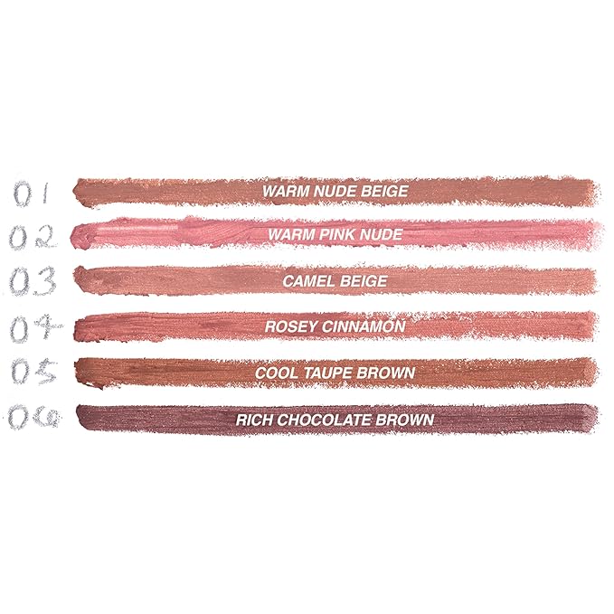 Freck Beauty MAKEOUT CLUB Nude Muse Lip Liner, Non Drying, Smooth Highly Pigmented Retractable Liner, Infused with Jojoba and Hyaluronic Acid, 03 - Camel Beige