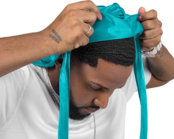 ForceWave Silky Durag for Men Wave Cap Satin Dorag for Men Women 360 Wave