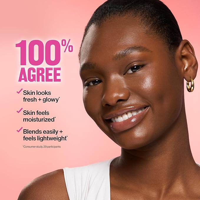 Revlon Glimmer Tinted Moisturizer Stick for Face, Lightweight Foundation, Hydrating Skincare-Infused Makeup, 120, 0.31 oz