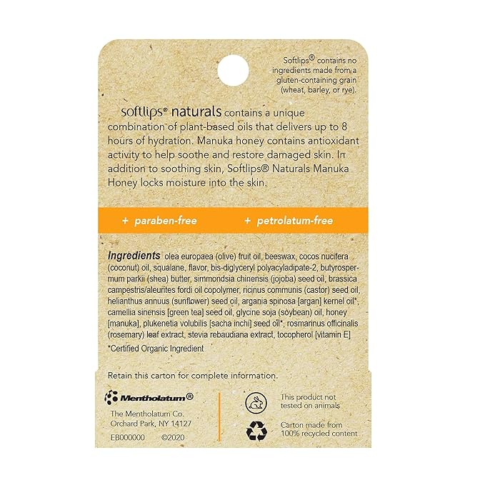 Softlips Natural with Manuka Honey Lip