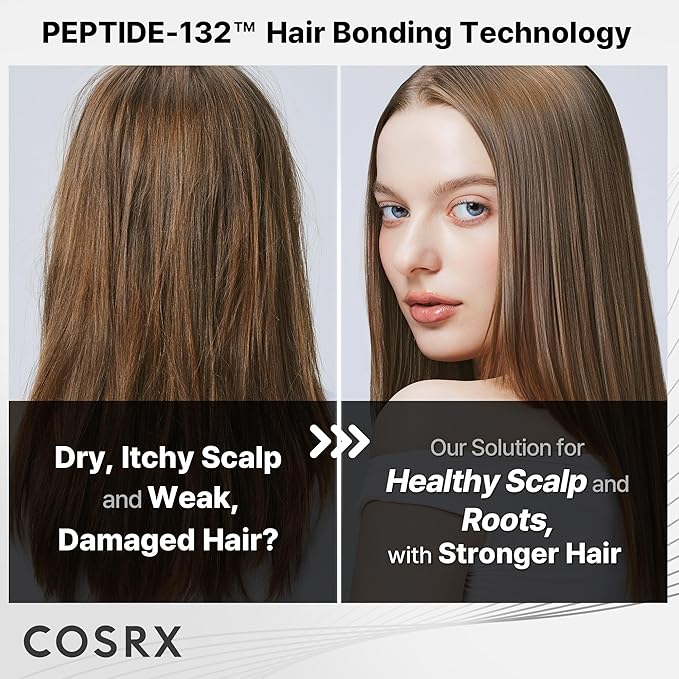 COSRX PEPTIDE 132 Hair Care Set - Bonding Shampoo, Treatment & Oil Serum, Bond Repair Treatment Hair Gift Set for Damaged, Dry Hair, Scalp Treatment for Dandruff, Dry & Itchy Scalp