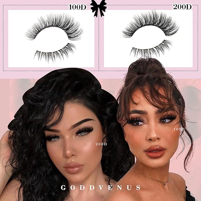 Fluffy Eyelash Clusters Kit Waterproof DIY Lashes Extension Kit Wispy Volume D Curl Cluster Eyelash Extensions Kit Mink Individual Lashes Kits with Bottom Eyelashes (Volume 240pcs D Curl)