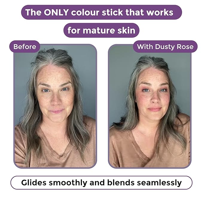 BloomBlush+ Multipurpose Color Stick For Older Women - Kiss, Regular)