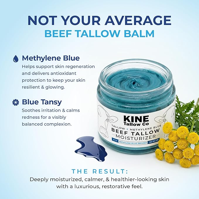 BP Life Tallow Moisturizer with Blue Tansy, Manuka Honey, Candelilla, Jojoba, and Cocoa Seed Butter