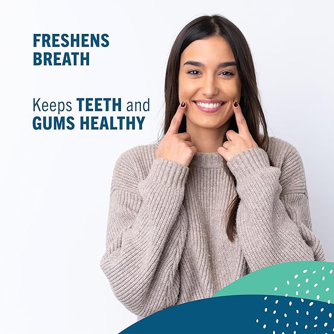 Preserve Toothpicks Refreshing Natural Mint Tea Tree Flavored Toothpicks for Fresh Breath Teeth & Gums - Sustainably Harvested Birch Wood - 3 Travel Cases (105 Picks)