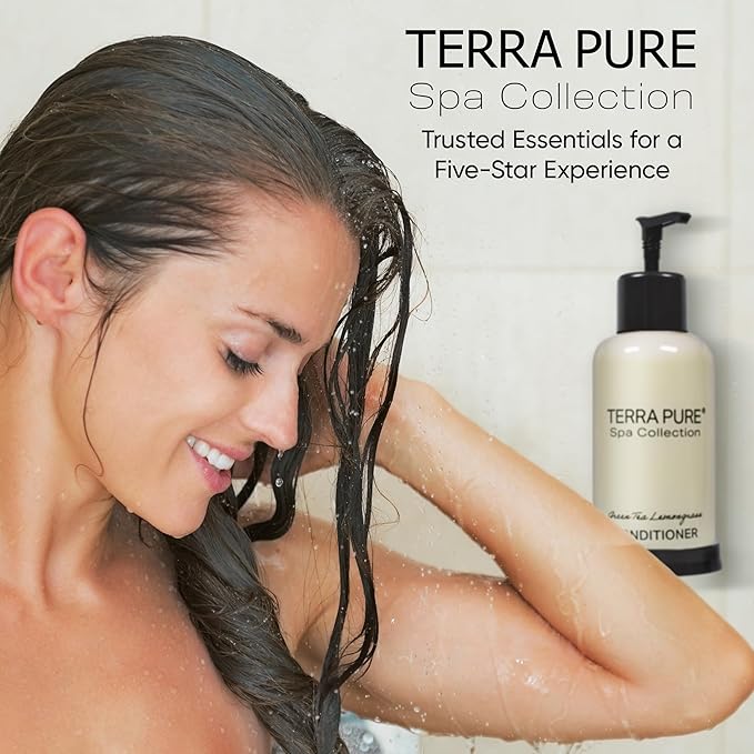 Terra Pure Conditioner | Spa Collection | Hotel Amenities in Pump Bottle | 10.14 oz. / 300 ml (Single Bottle)