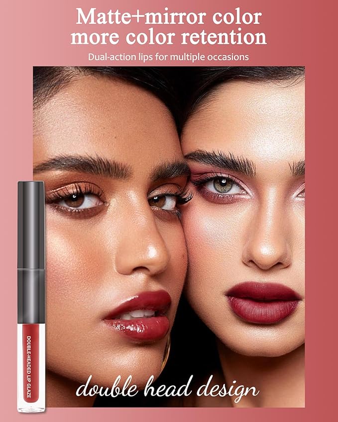 Matte Liquid Lipstick & Glow Lip Oil Gloss Glow