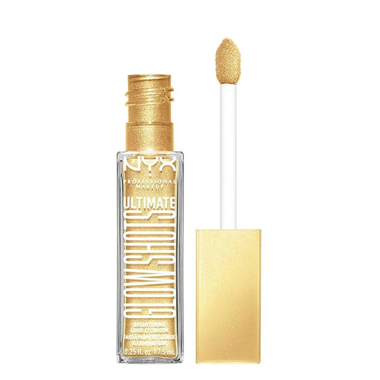NYX PROFESSIONAL MAKEUP Ultimate Glow Shots, Liquid Eyeshadow, Long-Lasting Shimmer Eye Shadow with Vitamin C - Lemon Slayed