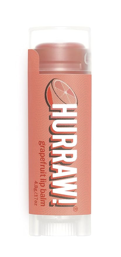 Hurraw! Grapefruit Lip Balm: Organic, Certified