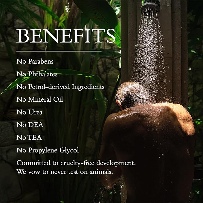 Gilchrist & Soames Zero% Shower Gel – Naturally Kind Sulfate, Paraben & Cruelty-Free Liquid Body Wash for Men & Women, Fresh Botanical Scent Infused with Glycerin & Aloe for Hydrated Skin, 15.5 oz