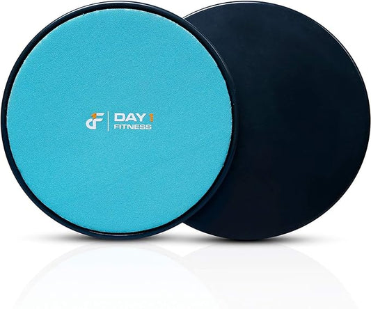 Core Sliders by Day 1 Fitness 2 Black/Mint,