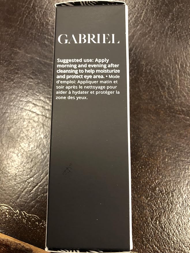 Gabriel Renewing Eye Cream | Natural, Paraben Free, Vegan, Cruelty-free, Non GMO| .5 oz.