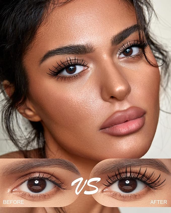 Aphrodite Lash Clusters Kit Wispy Natural 8-18mm Eyelashes Cluster Extension Kit C Curl Spiky Lashes Individual DIY False Lash Extension Kit with Lash Bond and Seal, Thin Invisible Lash Band