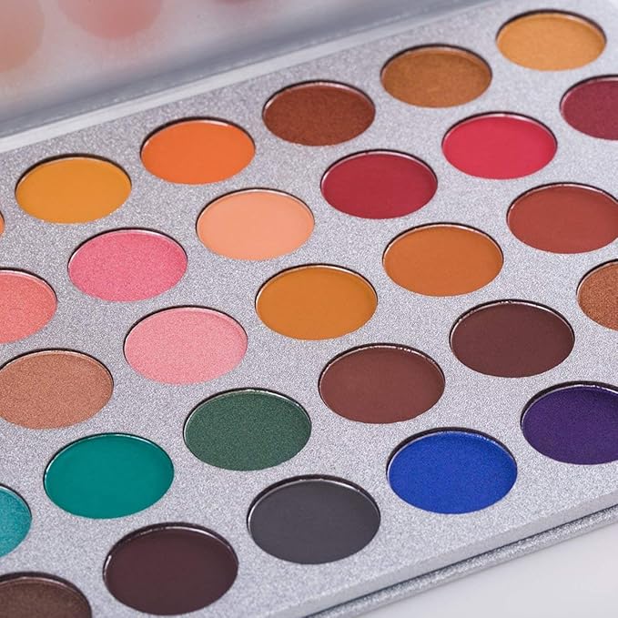 35 Colors Eyeshadow Palette with 7Pcs Makeup Brushes