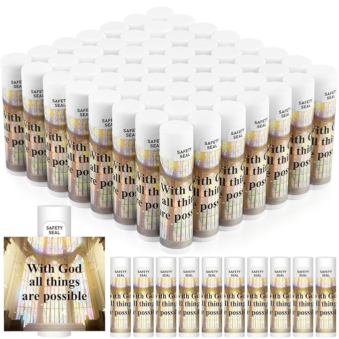 DMSKY 60 Lip Balm Bulk, Christian God